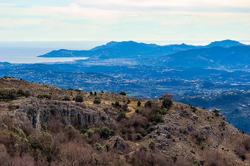 The view towards the Esterel...