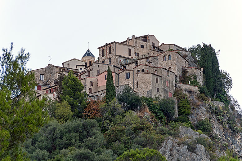 A look at the village from the lower part of the access road...