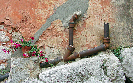 Wall in Gourdon