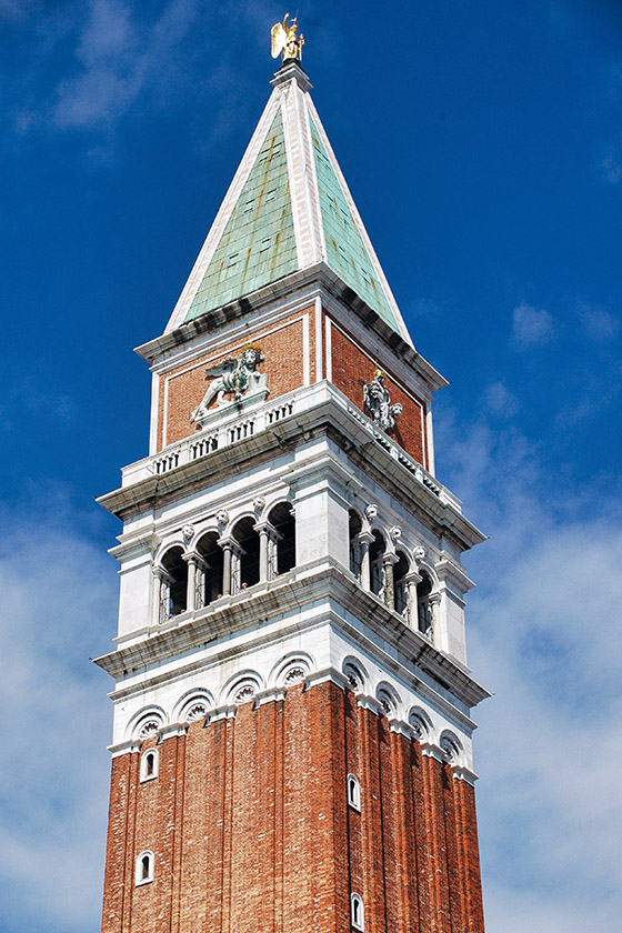 The top of the Campanile