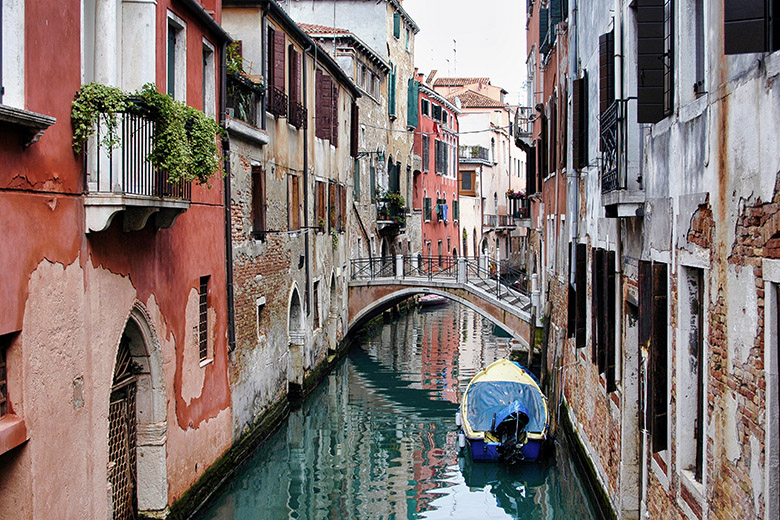 A typical canal view