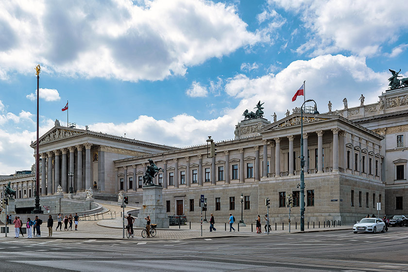 The Austrian Parliament Building